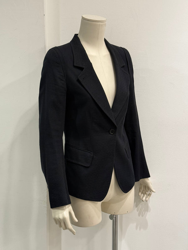 2000s Ann Demeulemeester tailored single-button blazer