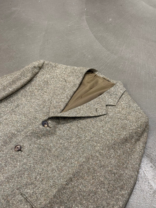 1990s Hermes wool tweed suit set