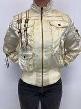 Load image into Gallery viewer, F/W 2005 Roberto Cavalli bondage cargo bomber jacket
