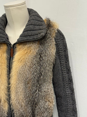2007 Gucci fur cardigan