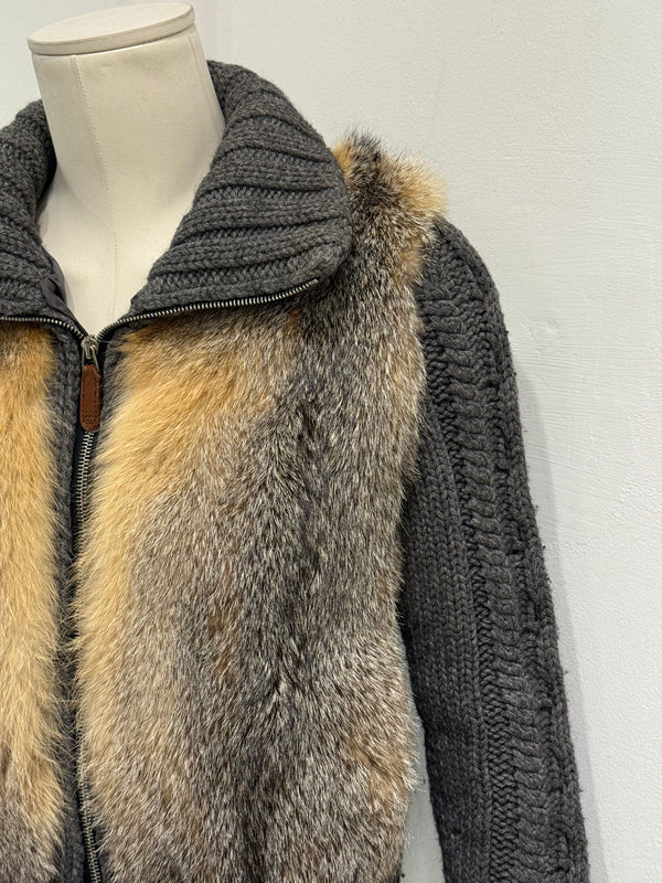 2007 Gucci fur cardigan
