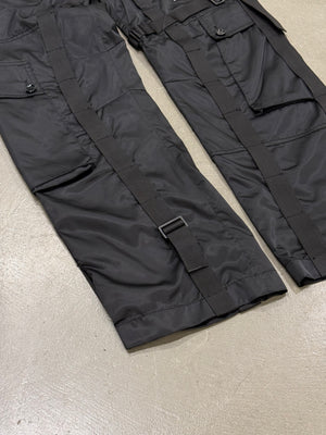 2003 Dolce & Gabbana multi zip bondage cargo pants