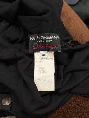 S/S2003 Dolce & Gabbana runway buttons tank top