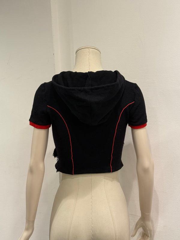 A/W2002 Dolce & Gabbana corset hooded top