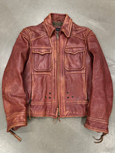 Load image into Gallery viewer, A/W2004 Dsquared2 runway faded leather jacket
