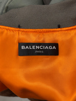 S/S2017 Balenciaga by Demna runway cropped boxy bomber jacket with padded shoulders
