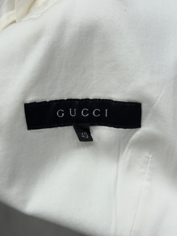 2004 Gucci white fitted blazer