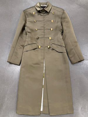2000s Louis Vuitton by Marc Jacobs Napoleon military silk trench coat