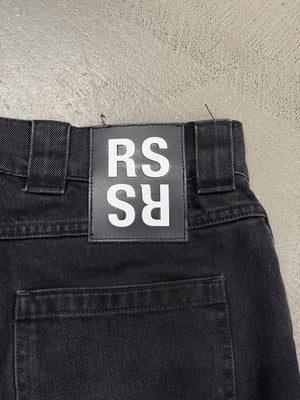 S/S 2021 Raf Simons flared patchwork jeans