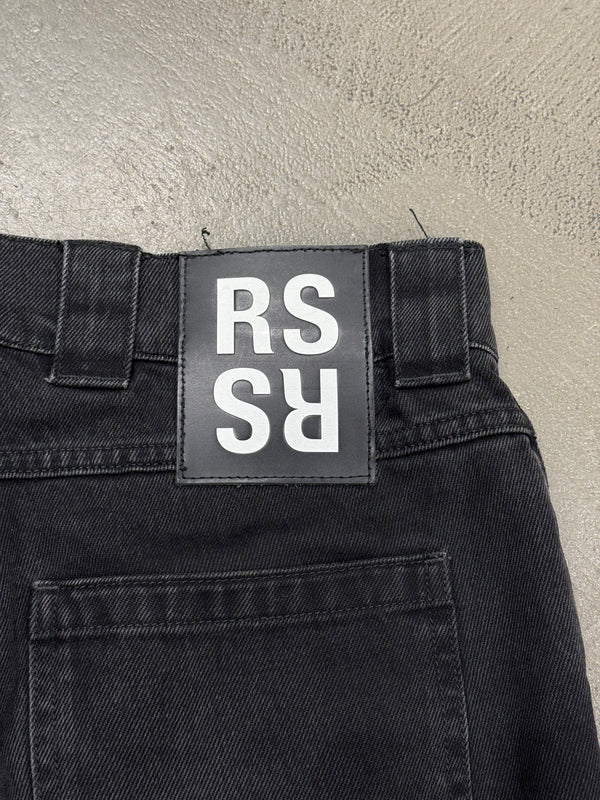 S/S 2021 Raf Simons flared patchwork jeans