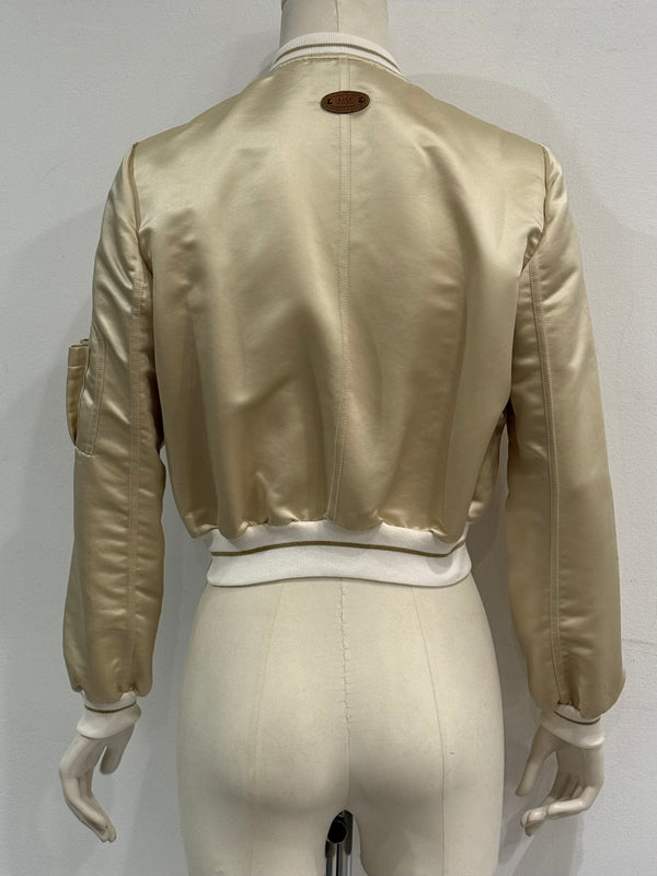 2003 Dolce & Gabbana cropped bomber jacket