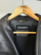 Load image into Gallery viewer, 2010s Dolce &amp; Gabbana aviator boxy bomber leather jacket
