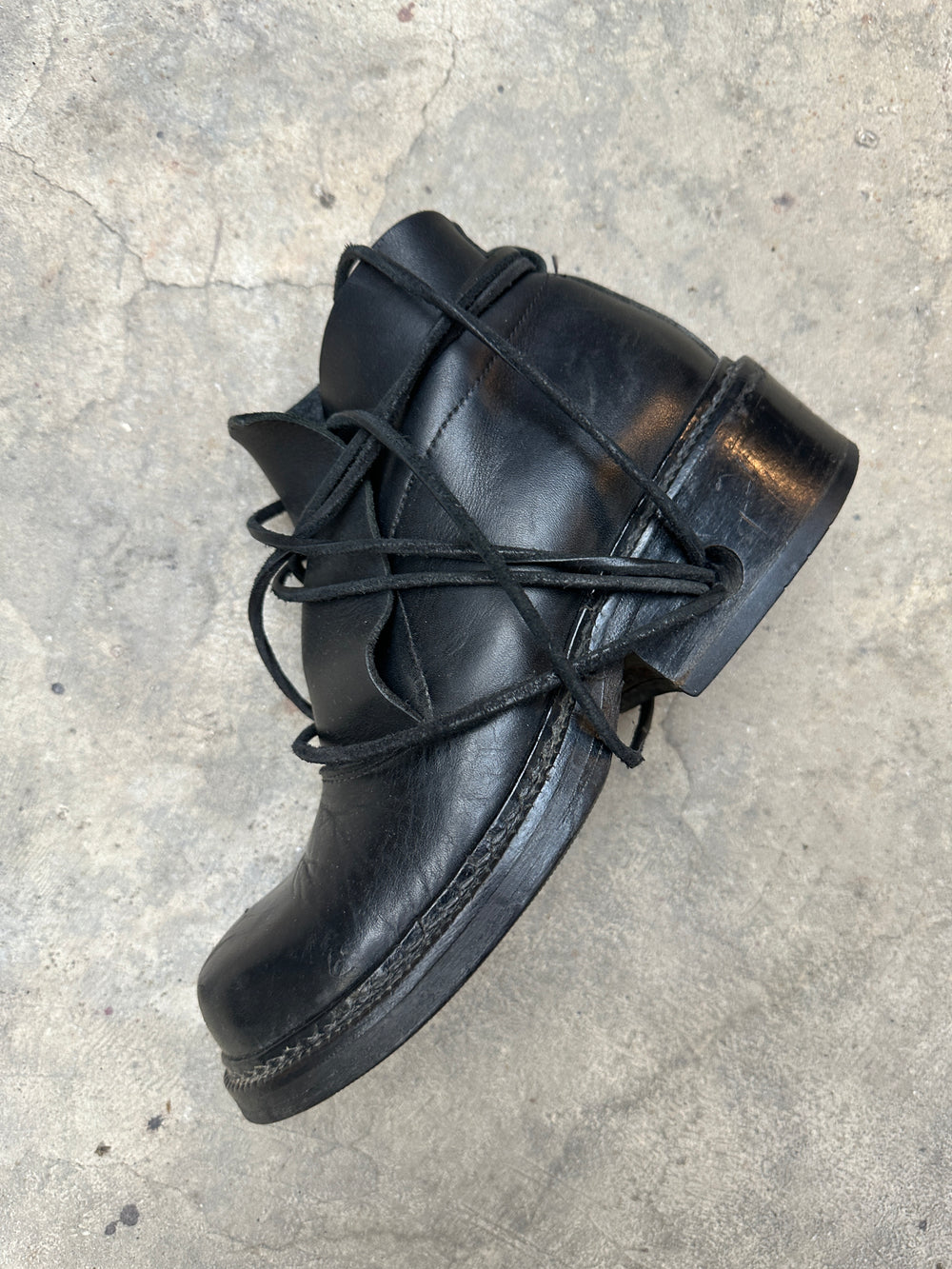 1990s Dirk Bikkembergs lace trough heel