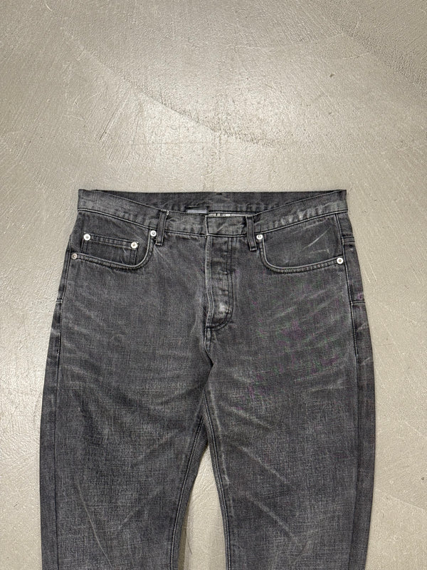 2000s Dior by Hedi Slimane claw mark jeans