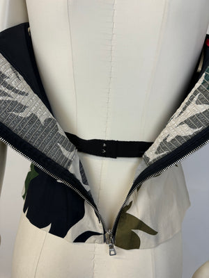 2006 Prada camouflage military corset bustier top