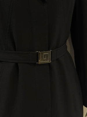1990s Gianni Versace belted coat