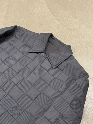 2021 Louis Vuitton quilted damier padded jacket