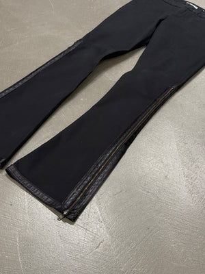 2000s Dirk Bikkembergs full zip flared pants