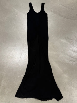 S/S2008 Rick Owens "Creatch" ruched maxi dress