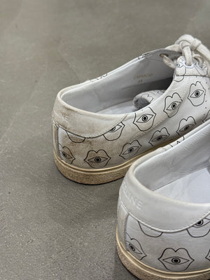 Celine Triomphe lace up eyes Sneakers