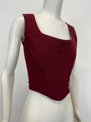2000s Vivienne Westwood red corset top