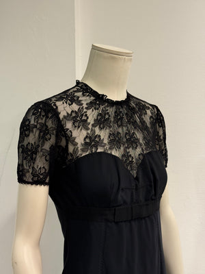 2000s Dolce & Gabbana sheer midi dress