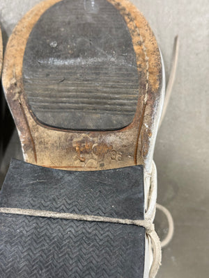 1990s Dirk Bikkembergs distressed leather lace-through boots