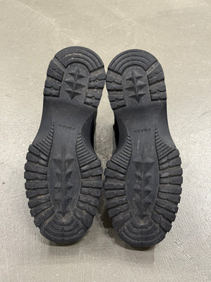2000s Prada leather combat boots