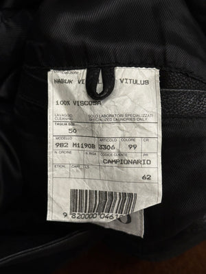 1990s Gianfranco Ferré heavy leather coat