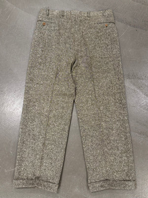 1990s Hermes wool tweed suit set