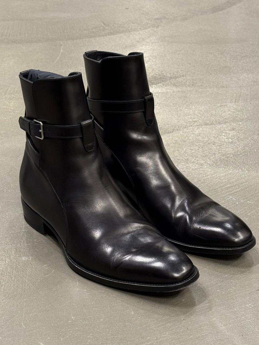 Saint Laurent western leather boots