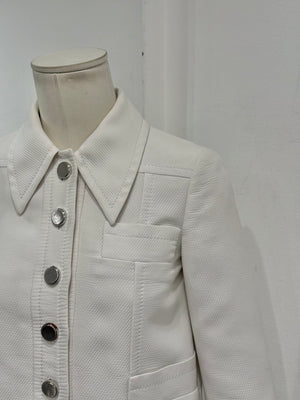 2000s Miu Miu cropped single breasted jacket