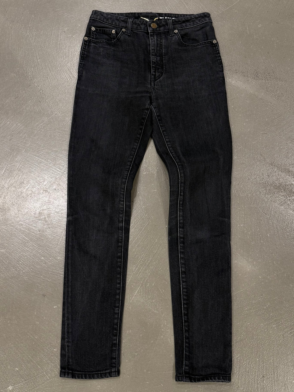 2018 Saint Laurent black skinny jeans