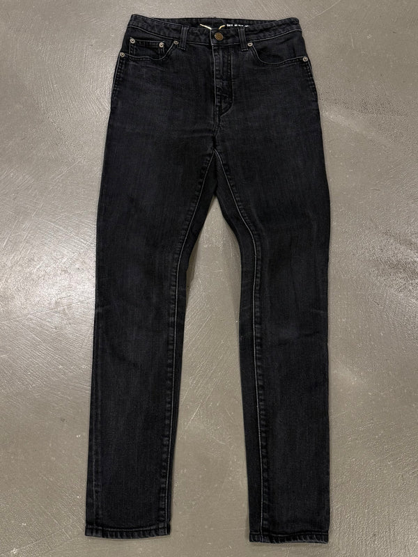 2018 Saint Laurent black skinny jeans
