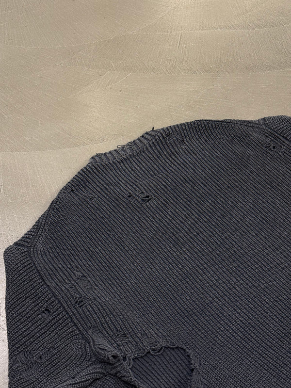 Maison Mihara Yasuhiro distressed knit sweater