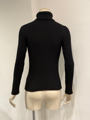 1990s Gucci by Tom Ford ribbed turtleneck sweater