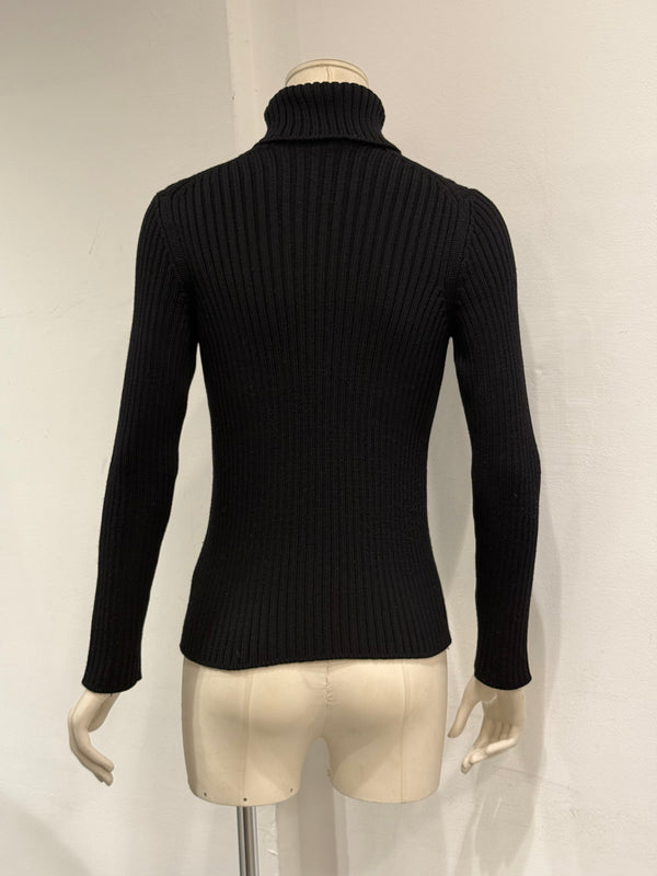 1990s Gucci by Tom Ford ribbed turtleneck sweater