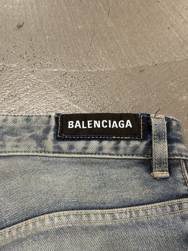 2022 Balenciaga reflective baggy jeans
