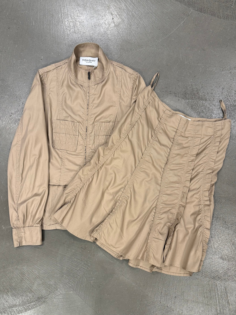2000s Yves Saint Laurent by Tom Ford set jacket & skirt