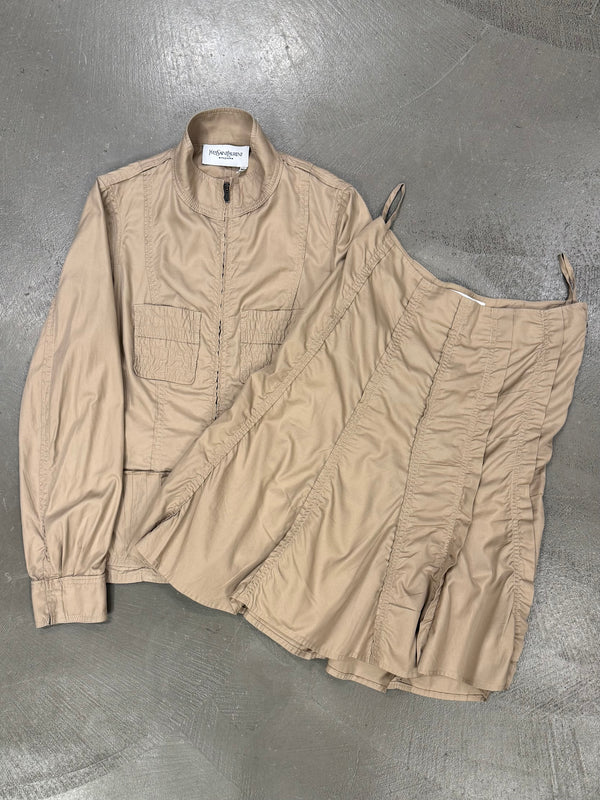 2000s Yves Saint Laurent by Tom Ford set jacket & skirt