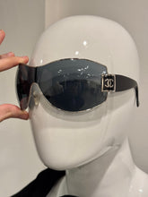 Load image into Gallery viewer, 2000s Chanel mask visor sunglasses
