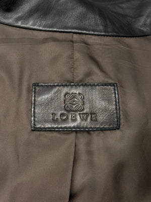 2000s Loewe leather jacket