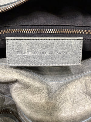 2010S Balenciaga leather bowler City bag