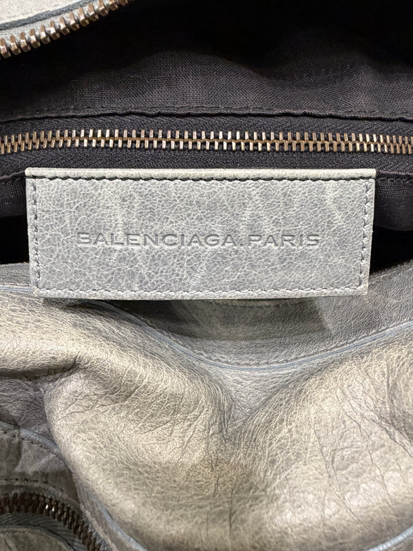 2010S Balenciaga leather bowler City bag