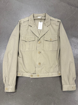 2000s Dries Van Noten cropped military jacket - new with tags