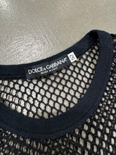 Load image into Gallery viewer, S/S2003 Dolce &amp; Gabbana fishnet tank top
