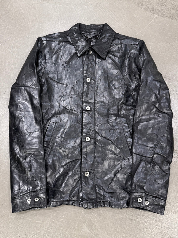 2024 Rick Owens "Jumbo Worker" megacrust denim jacket