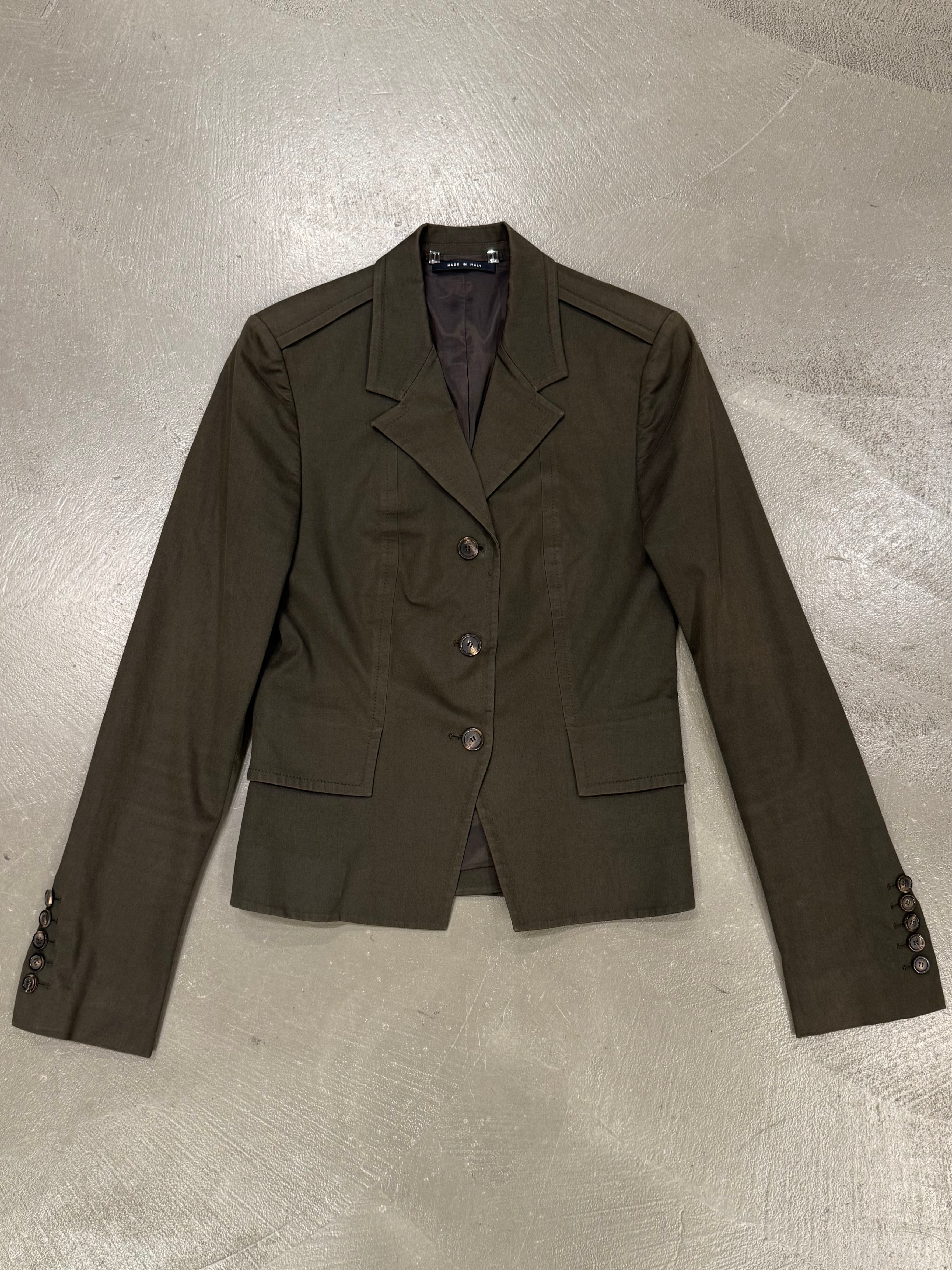 2003 Gucci by Tom Ford structured officer jacket