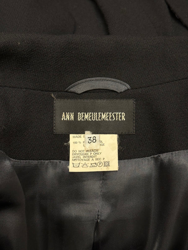 2000s Ann Demeulemeester fishtail wool coat