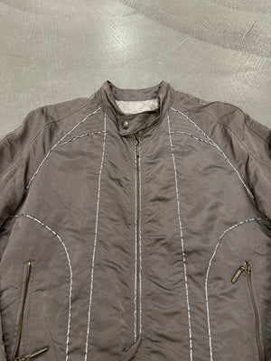 2007 Cavalli paneled bomber jacket